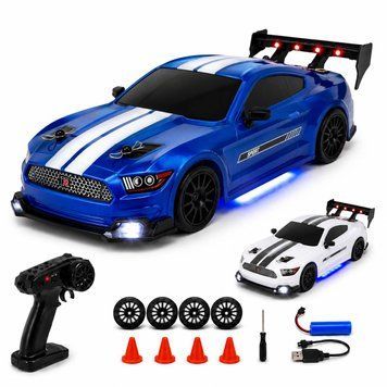 Дрифт машинка Ford Mustang 20км/год 1:24(21см) на радіокеруванні 45464 фото