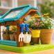 Детская мини-теплица для выращивания растений - игровой набор садовника с цветами, горшками, инструментами и аксессуарами на 6 позиций 435 фото 6