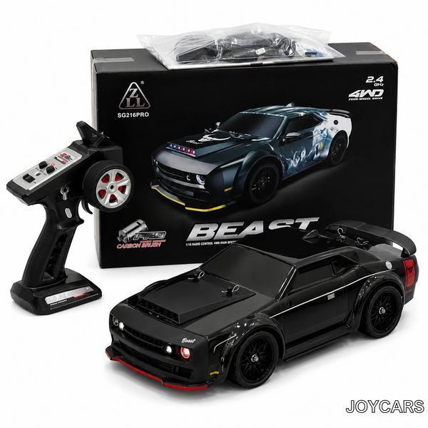 Дрифт машинка Dodge Challenger 70км/год 1:14(34см) на радіокеруванні 6585 фото