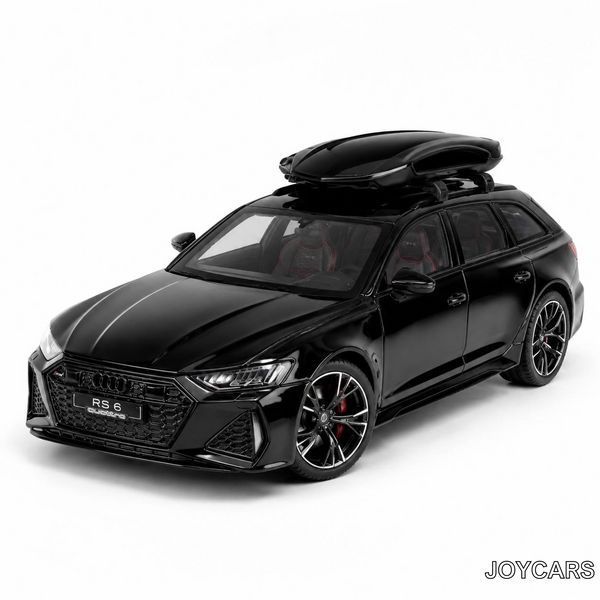 Масштабная металлическая модель Audi RS6 1:24 &mdash; детализированная копия легендарного спортивного универсала, сочетающего высокую производительность, практичность и премиальный стиль 100014 фото