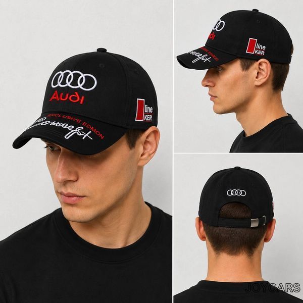 Кепка Audi Shadow Line &ndash; черная бейсболка премиум-стиля Audi 504 фото