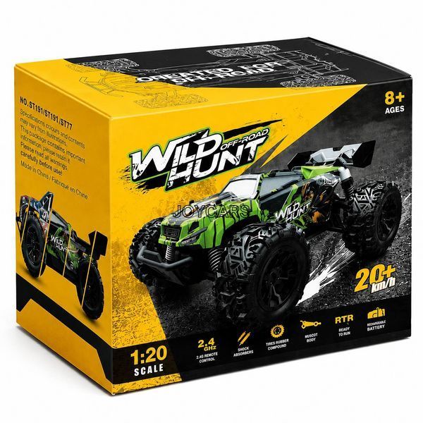 Радиоуправляемая машинка Wild Hunt 2.4GHz &ndash; внедорожный монстр-трак 20 км/год 3453 фото