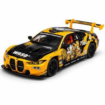 Масштабна металева модель BMW M4 GT3 1:24 &mdash; деталізована копія спортивного автомобіля 10001 фото