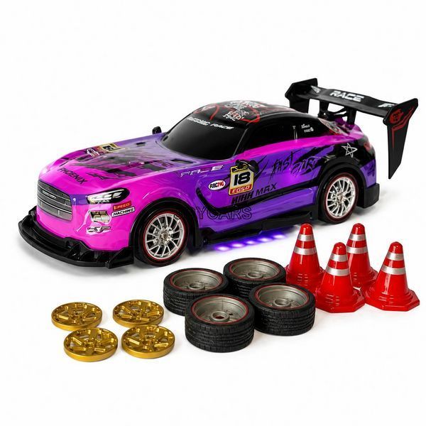 Дрифт машинка з ЕФЕКТОМ ДИМУ Mercedes  1:16(28cм) на радіокеруванні 4352 фото