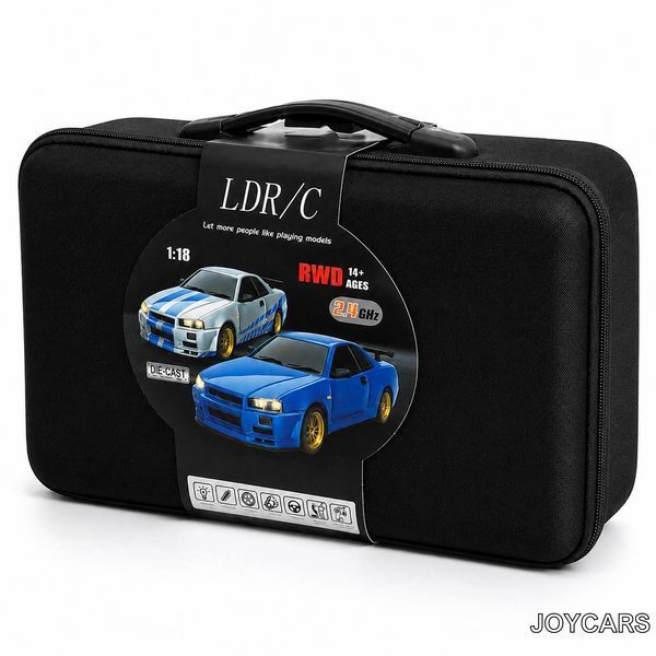 Дрифт машинка Nissan Skyline R34 30км/год 1:18(24см) на радіокеруванні, з гіроскопом, підсвіткою фар та задніх ліхтарів. Модель з фільму форсаж 7474 фото